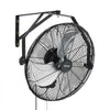 VEVOR Wall Mount Fan, 18 in Wall Mounted Hanging Fan with IP44-rated Protection, 3-Speed, Long Airflow Distance, Adjustable Rotation Angle, Powerful for Industry, Commercial, Garage, Workshop