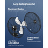 VEVOR 20 Inch Industrial Wall Mount Fan, High Velocity 4650 CFM Indoor Fan with 3 Speeds,  Powerful Motor Garage Wall Fan with Aluminum Blades for Workshop, Warehouse, Greenhouse, Commercial