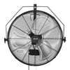 VEVOR Wall Mount Fan, 20 in Wall Mounted Hanging Fan, 3-Speed, Long Airflow Distance, Adjustable Rotation Angle, Mechanical Control, Powerful for Industry, Commercial, Garage, Workshop, Gym, 2 Pack