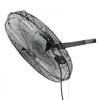 VEVOR Wall Mount Fan, 24 in Wall Mounted Hanging Fan, 3-Speed, Long Airflow Distance, Adjustable Rotation Angle, Mechanical Control, Powerful for Industry, Commercial, Garage, Workshop, Gym, Black