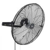 VEVOR Wall Mount Fan, 24 in Wall Mounted Hanging Fan, 3-Speed, Long Airflow Distance, Adjustable Rotation Angle, Mechanical Control, Powerful for Industry, Commercial, Garage, Workshop, Gym, Black