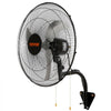 VEVOR Wall Mount Fan, 2 PCS 20 inch Oscillating, 3-speed High Velocity Max. 4000 CFM Industrial Wall Fan for Indoor, Commercial, Residential, Warehouse, Greenhouse, Workshop, Basement, Garage,Black