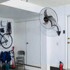 VEVOR Wall Mount Fan, 18 Inch, 3-speed High Velocity Max. 4000 CFM Oscillating Industrial Wall Fan, Commercial or Residential for Warehouse, Greenhouse, Workshop, Patio, Basement, Black, ETL Listed