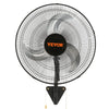 VEVOR Wall Mount Fan, 18 Inch, 3-speed High Velocity Max. 4000 CFM Oscillating Industrial Wall Fan, Commercial or Residential for Warehouse, Greenhouse, Workshop, Patio, Basement, Black, ETL Listed