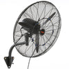 VEVOR Wall-Mount Misting Fan, 24 Inch, 3-speed High Velocity Max. 7000 CFM, Waterproof Oscillating Industrial Wall Fan, Commercial or Residential for Warehouse, Greenhouse, Workshop, Black, ETL Listed