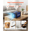VEVOR Ozone Generator, 45000mg/h Commercial Ozone Machine, with 15s Delayed Start & Dual-Hose Water Mode & LCD Touchscreen, Industrial Deodorizer for Car, Smoke, Home Odors, Up to 3800 sq.ft