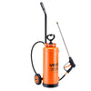 VEVOR Industrial Concrete Sprayer with Wheeled Cart, 3.5 Gallon Stainless Steel Sprayer, Heavy Duty Tri-Poxy Pump Sprayers, 20.5"Wand, 48" & 120"Hoses, 2 Brass Nozzles for Construction, Lawn & Garden