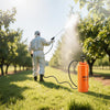 VEVOR Industrial Concrete Sprayer, 3.5 Gallon Stainless Steel Sprayer, Heavy Duty Tri-Poxy Pump Sprayers, 20.5"Wand with Ergonomic Gun Handle, 48"& 120"Hose, 2 Brass Nozzles for Construction, Garden