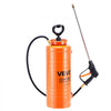 VEVOR Industrial Concrete Sprayer, 3.5 Gallon Stainless Steel Sprayer, Heavy Duty Tri-Poxy Pump Sprayers, 20.5"Wand with Ergonomic Gun Handle, 48"& 120"Hose, 2 Brass Nozzles for Construction, Garden