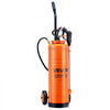 VEVOR Industrial Concrete Sprayer with Wheeled Cart, 5 Gallon Stainless Steel Sprayer, Heavy Duty Tri-Poxy Pump Sprayers, 20.5''Wand, 48" & 120" Hoses, 2 Brass Nozzles for Construction, Lawn & Garden