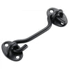 VEVOR Hook and Eye Gate Latch, 2 Pack Barn Door Latch Hook with Mounting Screws, Stainless Steel Hook and Eye Latch, Hook Lock for Sliding Barn Door, Cabinet, Window, Gate, Fence, Bathroom, Black
