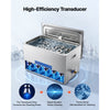 VEVOR Ultrasonic Cleaner 30L-Class Capacity Ultrasonic Parts Cleaner 40kHz, Digital Time and Temp Control, Stainless Steel Ultra Sonic Cleaning Machine with Cleaning Baskets, for Auto Parts, Glasses