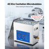 VEVOR Ultrasonic Cleaner 6L-Class Capacity Ultrasonic Parts Cleaner 40kHz, Digital Time and Temp Control, Stainless Steel Ultra Sonic Cleaning Machine with Cleaning Baskets, for Jewelry, Small Items