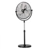 VEVOR Industrial Pedestal Fan, 18 Inch Standing Fan with 45.3 to 57.9 Inches Adjustable Height, Floor Fans with 3 Adjustable Speeds, High Power Fans for Warehouse,Garage,Commercial,Residential, Black