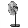 VEVOR Industrial Pedestal Fan, 18 Inch 90-Degree Oscillating Fan, Height Adjustable Standing Fans with 3 Adjustable Speeds, High Power Fans for Warehouse,Garage,Commercial,Residential, Black