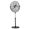 VEVOR Industrial Pedestal Fan, 20 Inch Standing Fan with 46.9 to 59.6 Inches Adjustable Height, Floor Fans with 3 Adjustable Speeds, High Power Fans for Warehouse,Garage,Commercial,Residential, Black