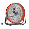 VEVOR Drum Fan, 24 Inch High Velocity Industrial Shop Fan, Heavy Duty Commercial Use 3-Speed 8600CFM, 360°Adjustable Tilting Industrial Floor Fan for Warehouse,Workshop,Factory, Basement