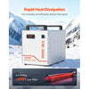 VEVOR Industrial Water Cooler CW-3000 120V Air-Cooled Water Cooling System, for 60W Laser Tubes CO2 Laser Engraving & Cutting Machines, with 2.38 Gal Tank Capacity, 2.43 GPM Max Flow, with Built-In Fan