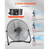 VEVOR 2 PCS Floor Fans, 3 Speeds High Velocity Heavy Duty 20 Inch Industrial Fan, 4800 CFM 360° Adjustable Tilt 21.33 ft/sec Airflow Large Metal Fan, for Gym, Home, Garage, Commercial Shop & Bedroom