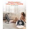 VEVOR Floor Fan, 3 Speeds High Velocity Heavy Duty 20 Inch Industrial Fan, 4800 CFM 360° Adjustable Tilt 21.33 ft/sec Airflow Large Metal Fan, for Home, Gym, Office, Garage, Commercial Shop & Bedroom