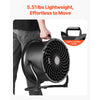 VEVOR Floor Fan, 3 Speeds High Velocity Heavy Duty 14 Inch Industrial Fan, 2520 CFM 360° Adjustable Tilt 23.62 ft/sec Airflow Large Metal Fan, for Home, Gym, Office, Garage, Commercial Shop & Bedroom
