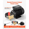 VEVOR Electric Pressure Washer Pump Kit, 1950 PSI, 3.2 GPM, Triplex Power Washer Pump with 5 HP Motor 240 V, Adjustable Water Pressure, for Washing Cars, Gardens, Exterior Walls, Deck, Machinery Equipment