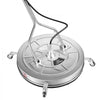 VEVOR 30 in Pressure Washer Surface Cleaner, Raised Handle, Stainless Steel, Power Washer Attachment with Wheels for Concrete, Patio, Sidewalk, Deck, Driveway, Floor, 4000 Max PSI, 3/8 Quick Connector