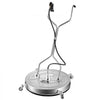 VEVOR 30 in Pressure Washer Surface Cleaner, Raised Handle, Stainless Steel, Power Washer Attachment with Wheels for Concrete, Patio, Sidewalk, Deck, Driveway, Floor, 4000 Max PSI, 3/8 Quick Connector