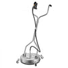 VEVOR 16.5" Pressure Washer Surface Cleaner, Raised Handle, Stainless Steel, Power Washer Attachment with Wheels for Concrete, Patio, Sidewalk, Deck, Driveway, Floor, 4000 Max PSI, 3/8 Quick Connector