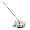 VEVOR 15" Pressure Washer Surface Cleaner, Stainless Steel Pressure Washer Attachments with 4 Wheels, 4000 Max PSI, 1/4 Quick Connector, 2 Spray Nozzles, 2 Extended Wands for Concrete, Patio, Deck