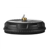 VEVOR 15" Pressure Washer Surface Cleaner, Plastic Pressure Washer Attachment, 4000 Max PSI, 1/4" Quick Connector, 2 Spray Nozzles, Ideal for Driveways, Sidewalks, Patios, Decks, Black