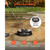 VEVOR 15" Pressure Washer Surface Cleaner, 4000 Max PSI, 1/4 Quick Connector, 2 Spray Nozzles, 2 Extended Wands for Driveway, Sidewalk, Patio, Deck