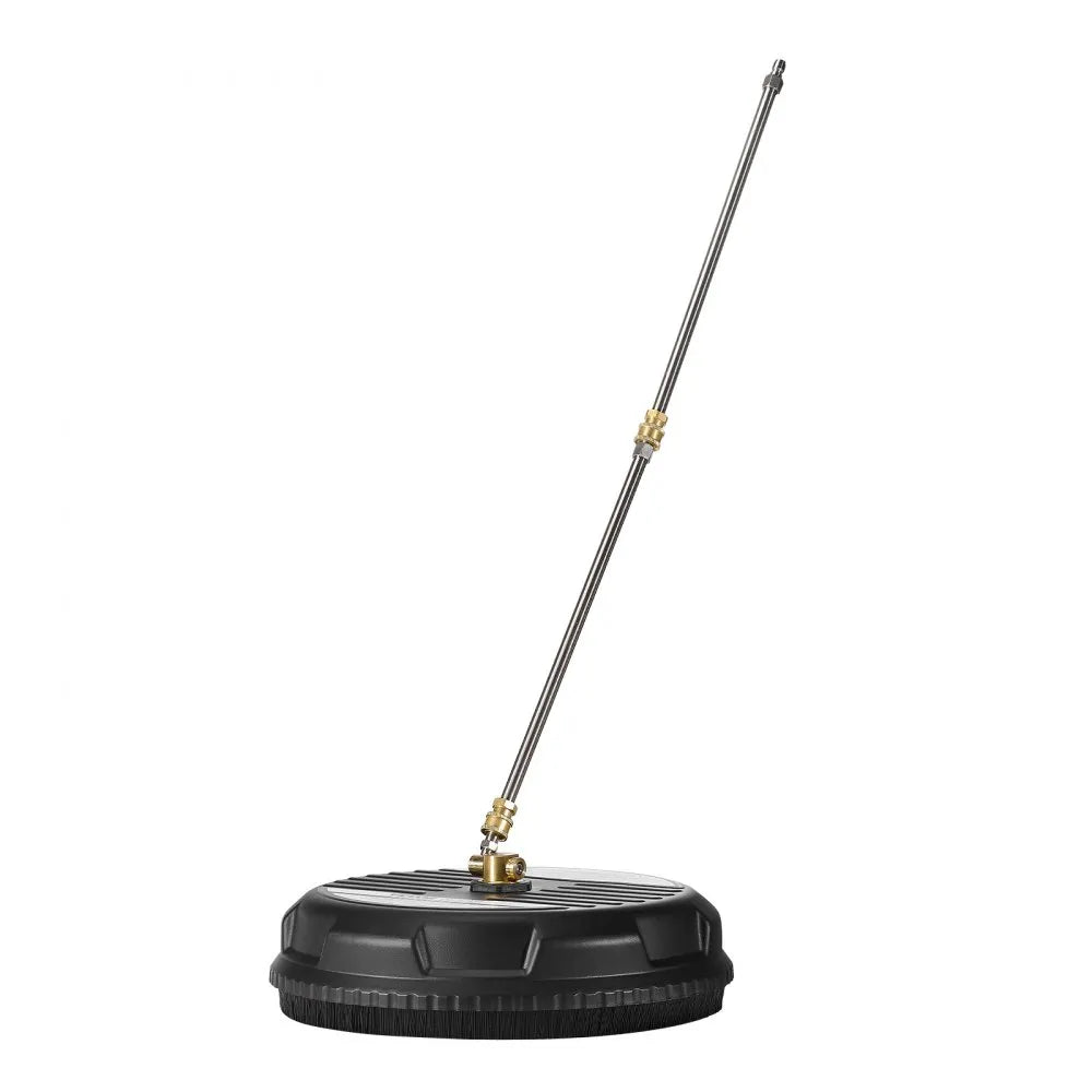 VEVOR 15" Pressure Washer Surface Cleaner, 4000 Max PSI, 1/4 Quick Connector, 2 Spray Nozzles, 2 Extended Wands for Driveway, Sidewalk, Patio, Deck