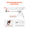 VEVOR Airless Paint Spray Gun and Hose Kit, 3600PSI High Pressure Paint Sprayer Hose Set with 5 Tips, 211, 315, 417, 517, 623, Swivel Joint Airless Spray Gun Kit with Filters, Hose and Extension Rods