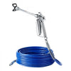 VEVOR Airless Paint Spray Gun and Hose Kit, 3600PSI High Pressure Paint Sprayer Hose Set with 5 Tips, 211, 315, 417, 517, 623, Swivel Joint Airless Spray Gun Kit with Filters, Hose and Extension Rods