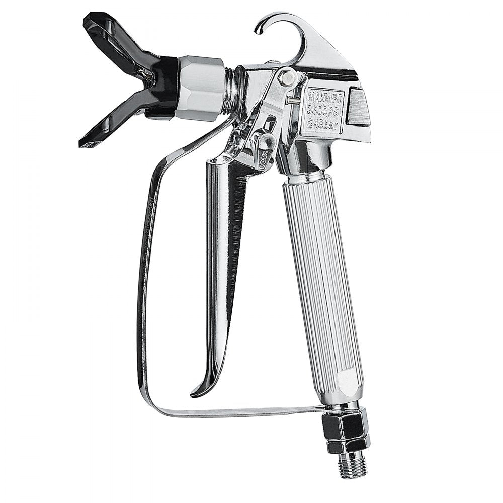 VEVOR Airless Paint Spray Gun, 3600PSI High Pressure Airless Paint Sprayer Gun with 517 Tip, Swivel Joint Airless Spray Gun Kit with Filters, Cleaning Needle and Brush, for Airless Spraying Machine