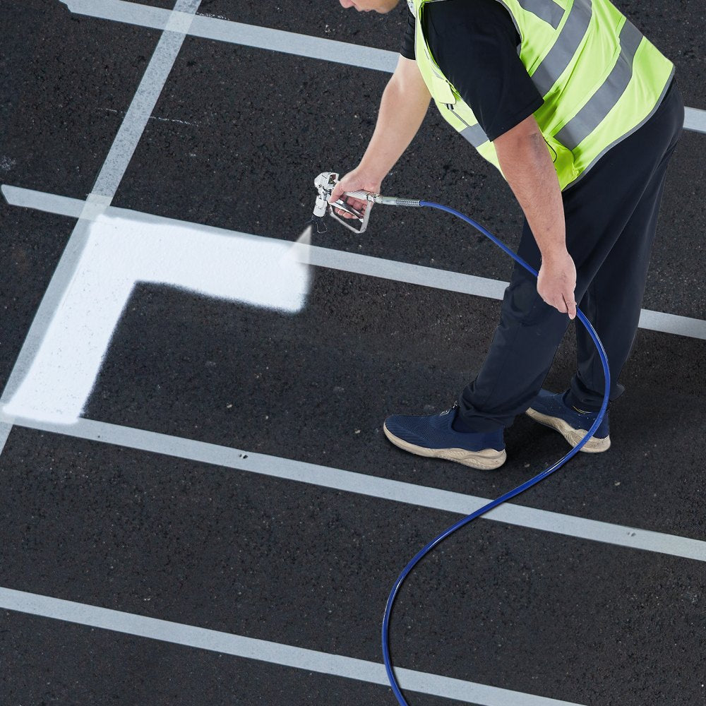 VEVOR 50ft Airless Paint Sprayer Hose, 1/4 in Universal Airless Paint Spray Hose, 4350 PSI High Pressure Flexible Airless Sprayer Hose, Multi-Layer Reinforced Steel Wire Braid Hose for Paint Sprayer