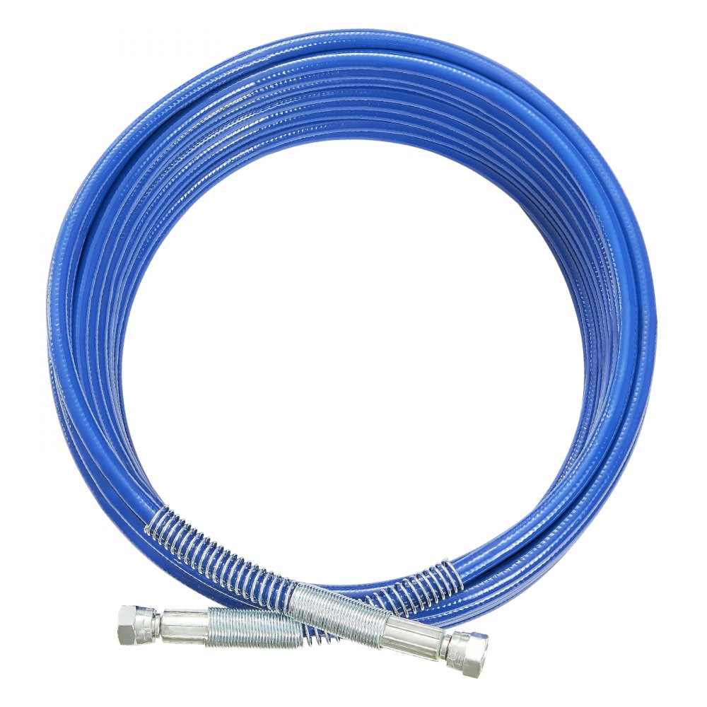 VEVOR 50ft Airless Paint Sprayer Hose, 1/4 in Universal Airless Paint Spray Hose, 4350 PSI High Pressure Flexible Airless Sprayer Hose, Multi-Layer Reinforced Steel Wire Braid Hose for Paint Sprayer