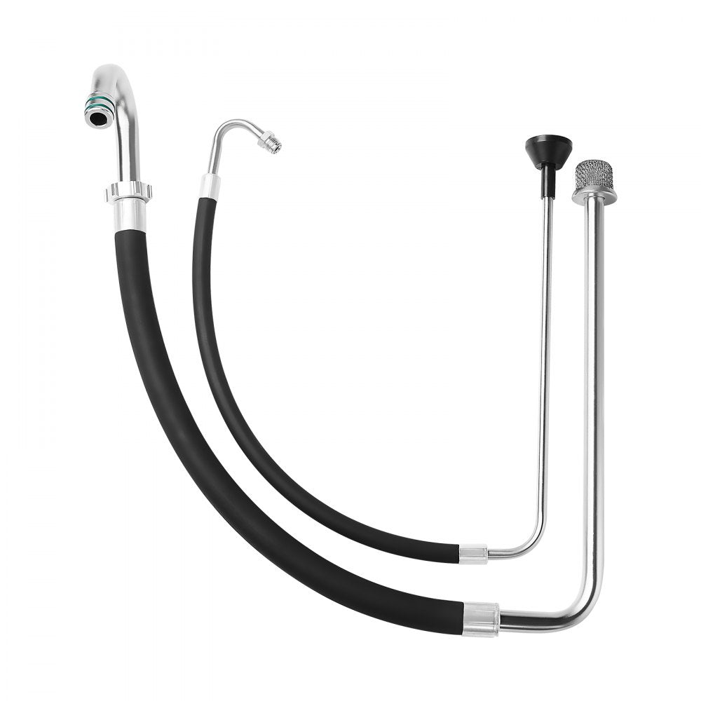 VEVOR Suction Hose Tube and Reflux Line Sets, Aluminum Alloy an Rubber Suction Hose and Reflux Line Set, Paint Sprayers Tool Part, Compatible with Multiple Airless Spraying/Line Painting Machine