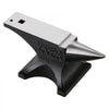 VEVOR Single Horn Anvil, 25lbs Cast Steel Anvil, High Hardness Rugged Round Horn Anvil for Blacksmiths, with Stable Base, Metal Working Tool for Metal Bending, Shaping, Twisting, Craft Projects