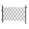 VEVOR Single Folding Security Gate, Lockable Scissor Gate with 360° Swivel Casters, Outdoor Barricade Steel Retractable Gates, for Entry Security, Garage, Warehouse & Pool, 66.93 x 51.57 in (W x H)