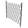 VEVOR Single Folding Security Gate, Lockable Scissor Gate with 360° Swivel Casters, Outdoor Barricade Steel Retractable Gates, for Entry Security, Garage, Warehouse & Pool, 86.61 x 86.81 in (W x H)