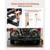 VEVOR Motorcycle Carrier, 500 lbs Capacity, Heavy Duty Steel Hitch Mount Rack with 47in Ramp, Ratchet Straps & Stabilizer, Scooter Dirt Bike Trailer Hauler for Car Truck with 2-Inch Hitch Receiver