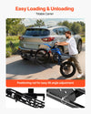 Tiltable carrier design for easy loading and unloading