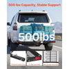VEVOR Hitch Cargo Carrier with Bike Racks, 62" x 27" x 3" Hitch Mount Cargo Carrier for up to 4 Mountain Bikes, 500LBS Capacity High-Strength Steel Rear Luggage Basket Fits 2" Receiver for SUV Pickups