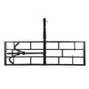 VEVOR Hitch Cargo Carrier Bike Rack, 66" x 20" x 6" Folding Hitch Mount Cargo Carrier for 2 Fat Tire/Mountain Bikes, 500LBS Capacity High-Strength Steel Luggage Basket Fits 2" Receiver for SUV Pickups