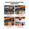 VEVOR Electric Hoist Manual Trolley, 2200 lbs/1 Ton Load for PA600 PA700 PA800 PA900 PA1000, Push Beam Trolley with Dual Wheels, 2.68"-4.33" Adjustable Beam Flange Width for Straight & Curved I-Beam