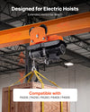 VEVOR Electric Hoist Manual Trolley, 1100 lbs/0.5 Ton Load for PA200 PA250 PA300 PA400 PA500, Push Beam Trolley with Dual Wheels, 2.68"-4.33" Adjustable Beam Flange Width for Straight & Curved I-Beam