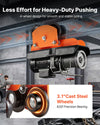 VEVOR Electric Hoist Manual Trolley, 1100 lbs/0.5 Ton Load for PA200 PA250 PA300 PA400 PA500, Push Beam Trolley with Dual Wheels, 2.68"-4.33" Adjustable Beam Flange Width for Straight & Curved I-Beam