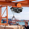 VEVOR Electric Hoist Manual Trolley, 1100 lbs/0.5 Ton Load for PA200 PA250 PA300 PA400 PA500, Push Beam Trolley with Dual Wheels, 2.68"-4.33" Adjustable Beam Flange Width for Straight & Curved I-Beam
